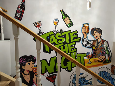 <b>济南酒吧墙绘</b>